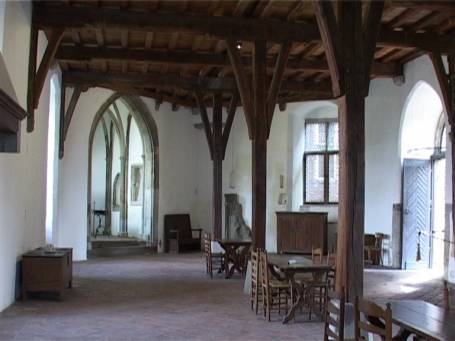 Krefeld : Wasserburg Linn, Innenräume